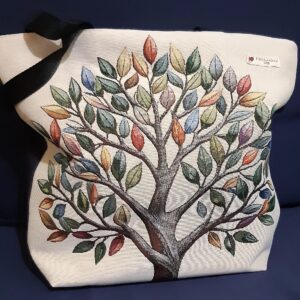 Borsa albero con foglie